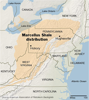 Marcellus Shale Map Northeast U.S.